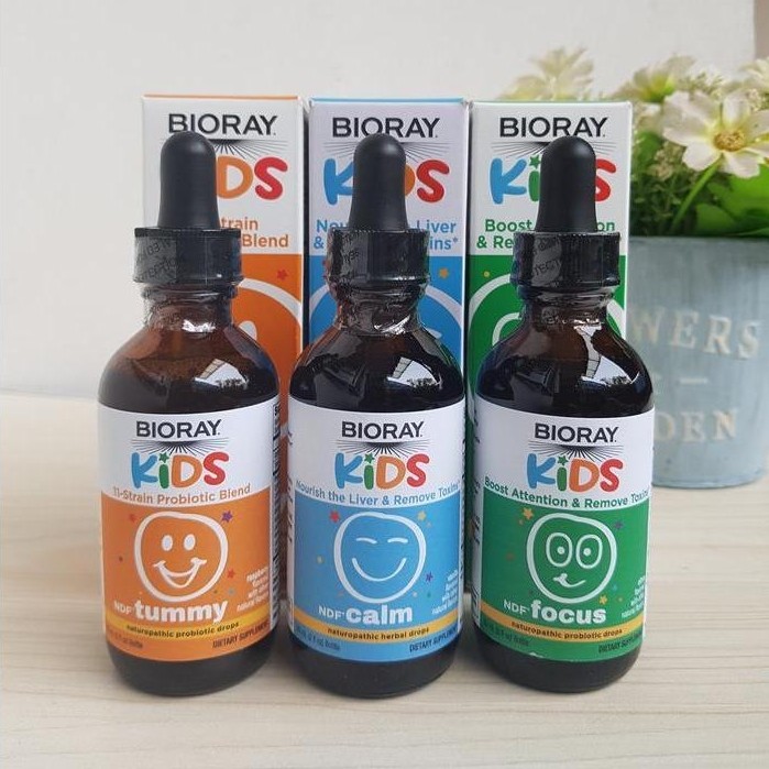 Bioray Kids NDF Tummy Probiotic Bioray Kids Calm Happy Focus Immune