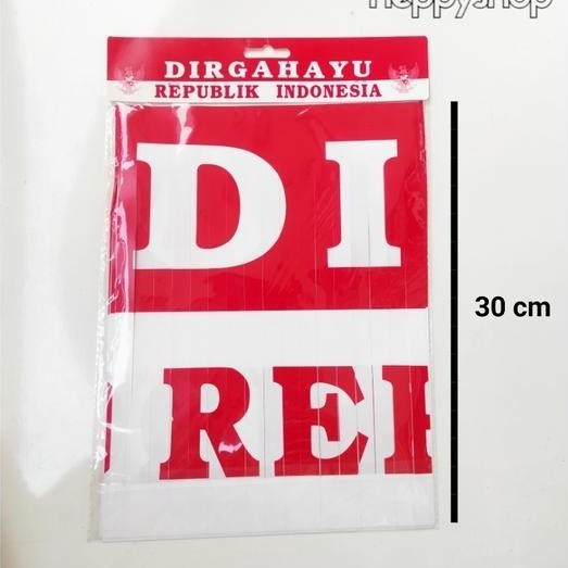 Rumbai Dirgahayu Ri Plastik, Banner Dirgahayu Ri