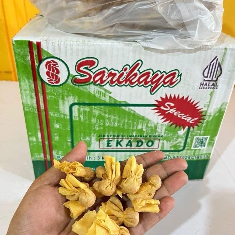 Ekado Kering Rasa Udang Ayam 250gram