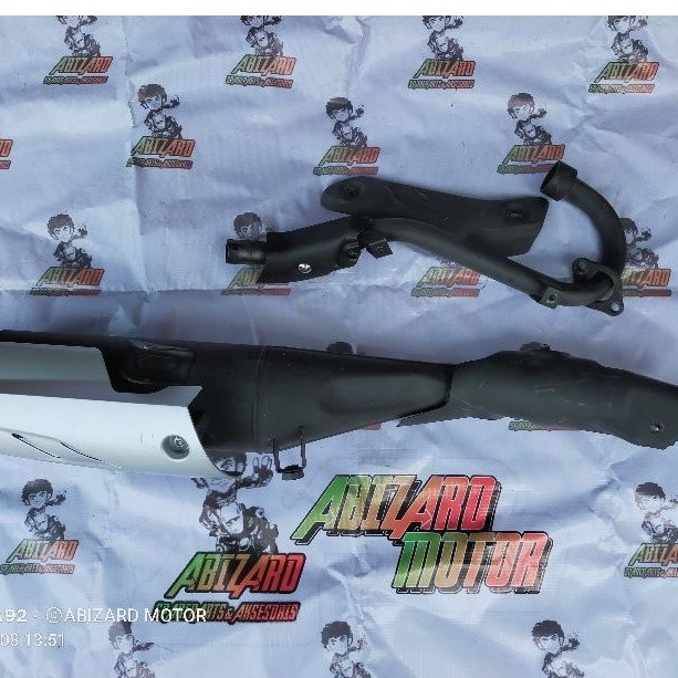 knalpot standar Honda CRF second original suara standar
