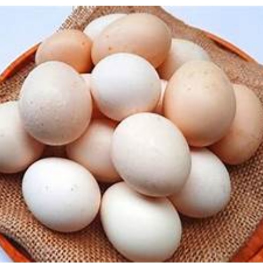 Telur ayam kampung kemasan mika isi 8 butir