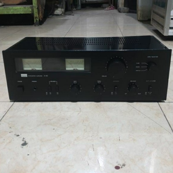 power amplifier sansui a-40 stereo intergrated made in japan second bekas normal siap pakai sudah di