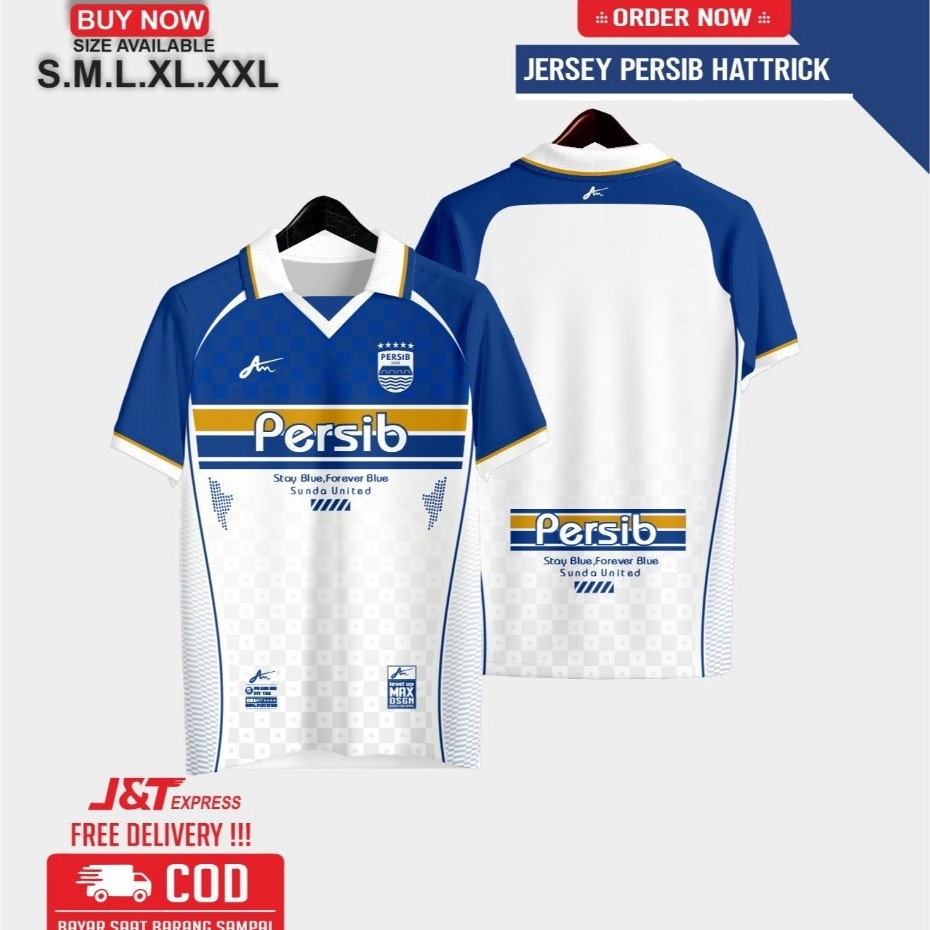 Baju Jersi Jersey Jersy Casual Vintage Persib bandung Fooball Casual Persib Bandung