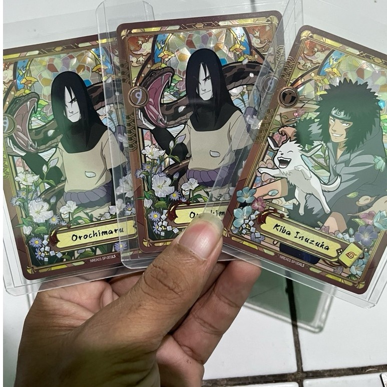 Kartu Naruto Kayou  SP Orochimaru & Kiba English