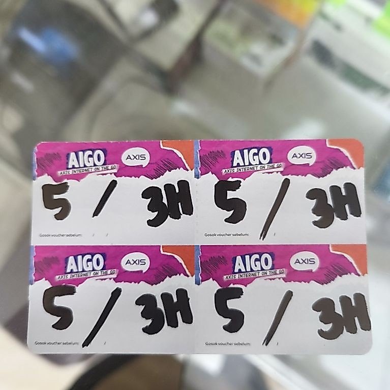 Vocer Axis 5gb 3hari