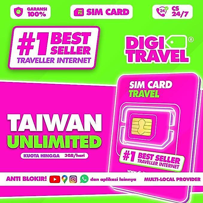 Card - Sim Card Taiwan Unlimited Data Internet | Simcard Kartu Taiwan Kuota Unlimited | Sim Card Sim