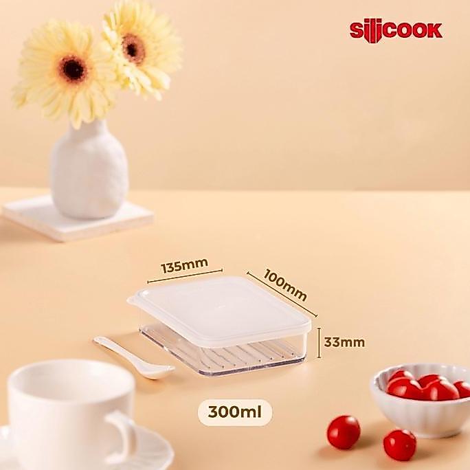 Silicook Food Container Flat 300ml - Container Food