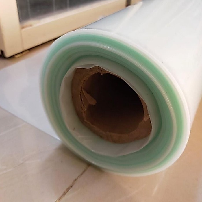 Plastik UV Hercules lebar 3 m tebal 200 micron 14% UV protection Atap Hidroponik Greenhouse atap kol