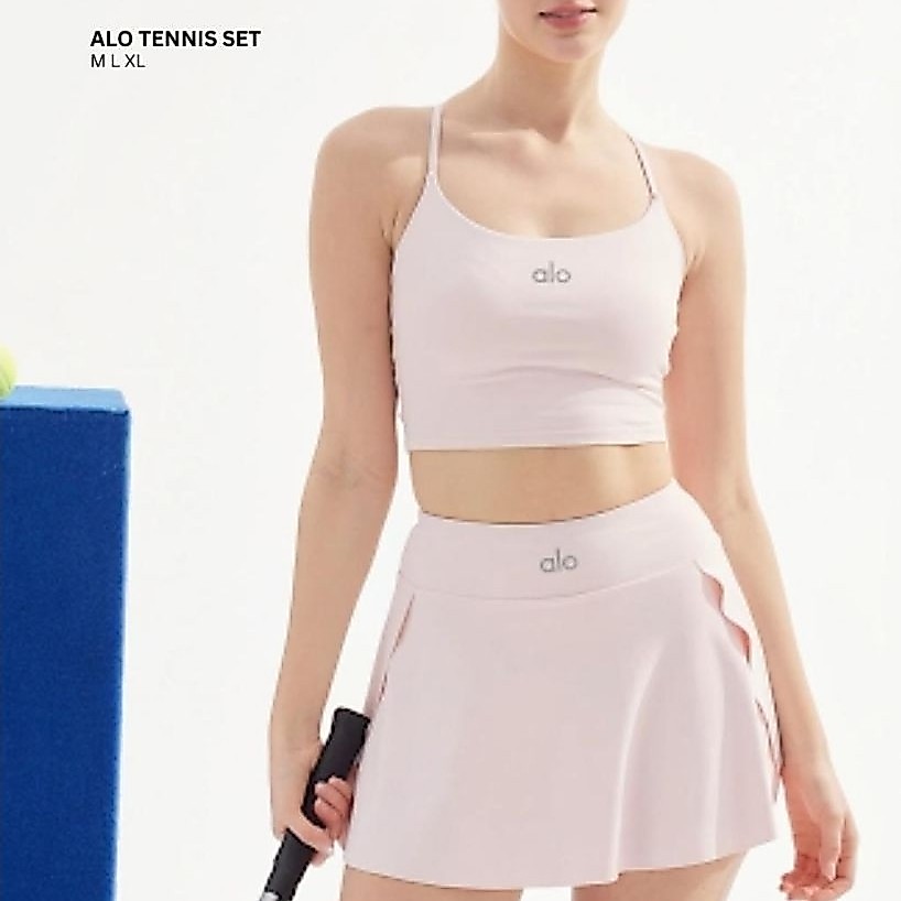 Setelan Alo Tennis Wanita Sport 1121 Padel, Tennis, Badminton