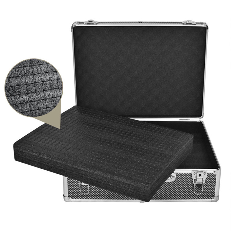 Aluminum Tool Case Carbon Fiber Tool Box Large Portable Toolbox Instrument Hard Case Aluminum Case T