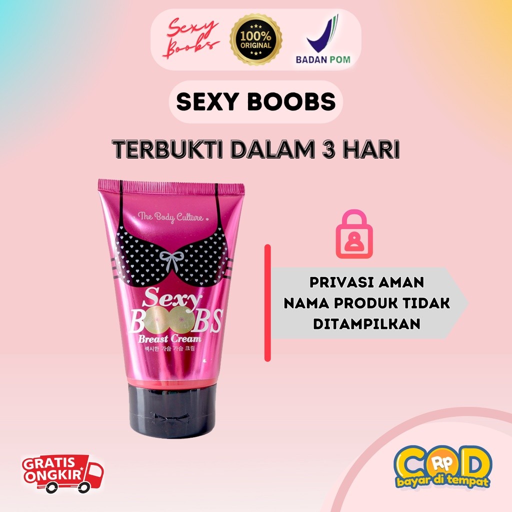 Sexy Boobs Breast Cream Krim Pembesar Payudara Ampuh Permanen dan Cepat BPOM Original 100% _asli pro