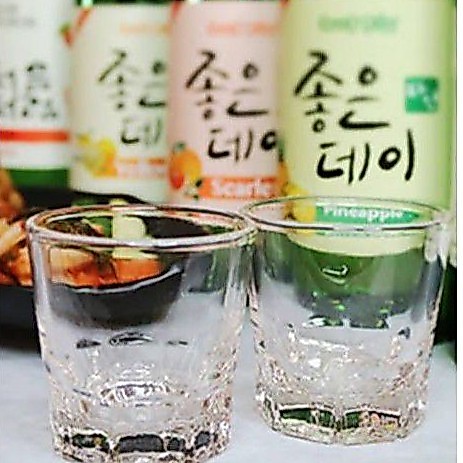 Gelas Sloki Soju  /sloki glass/shot glass/sloki