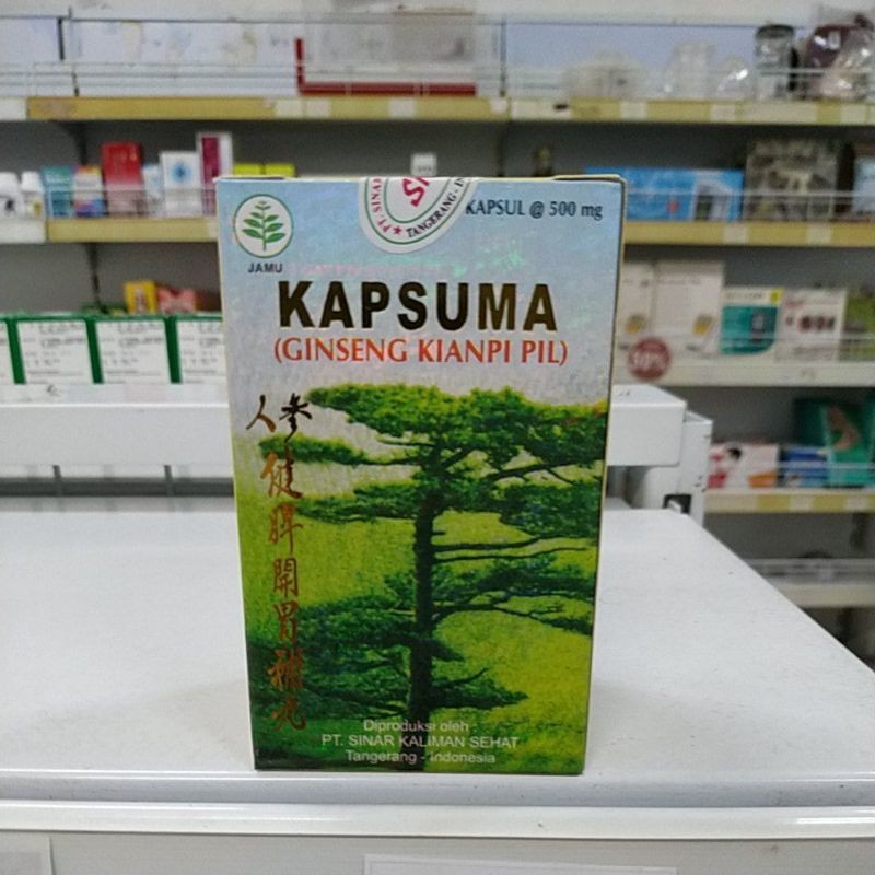 BEST SELERRR!!!Isi 60 Kapsul!!! Kapsuma Ginsengi Pil 60 kapsul By*PtDaunTeratai