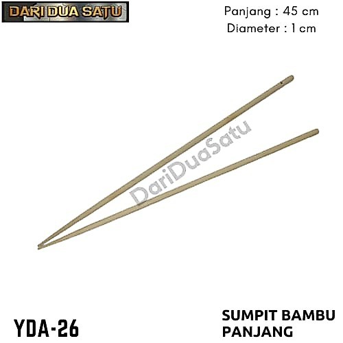 Sumpit Kayu Bambu Panjang Sumpit Mie Ayam 45 cm