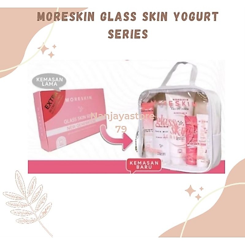 Paket Moreskin Glass Skin Paket Perawatan Wajah Glowing Bebas Jerawat Original Nasa Glaskin Glowing 