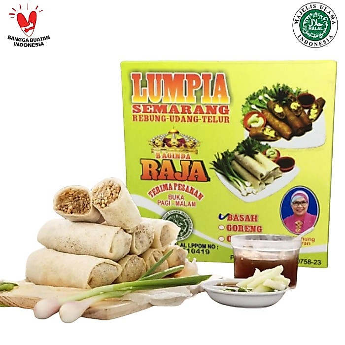 Lumpia Basah Baginda Radja Asli Semarang Lumpia Basah Semarang Khas Semarang Lumpia rebung Semarang