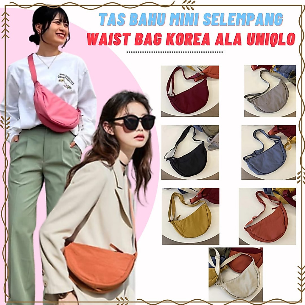 Tas Bahu Mini Selempang Waist Bag Korea Ala Uniqlo