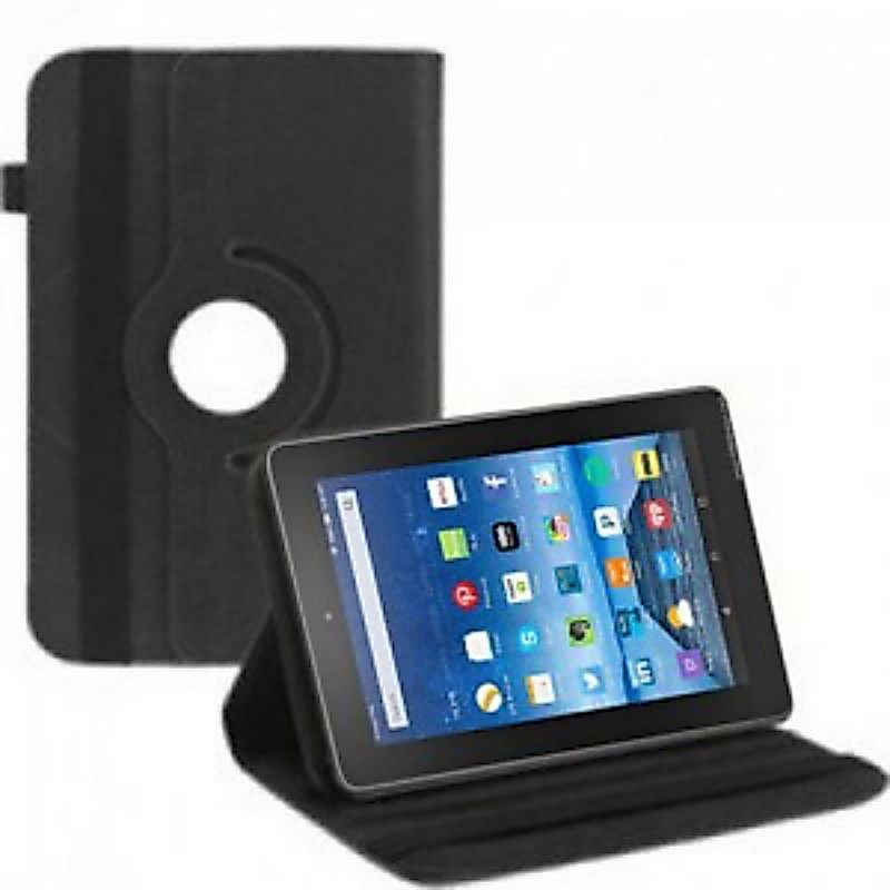 Rotate Rotary Flip Leather Case Casing Cover Amazon Tab Tablet Android Kindle Fire 7 Inch
