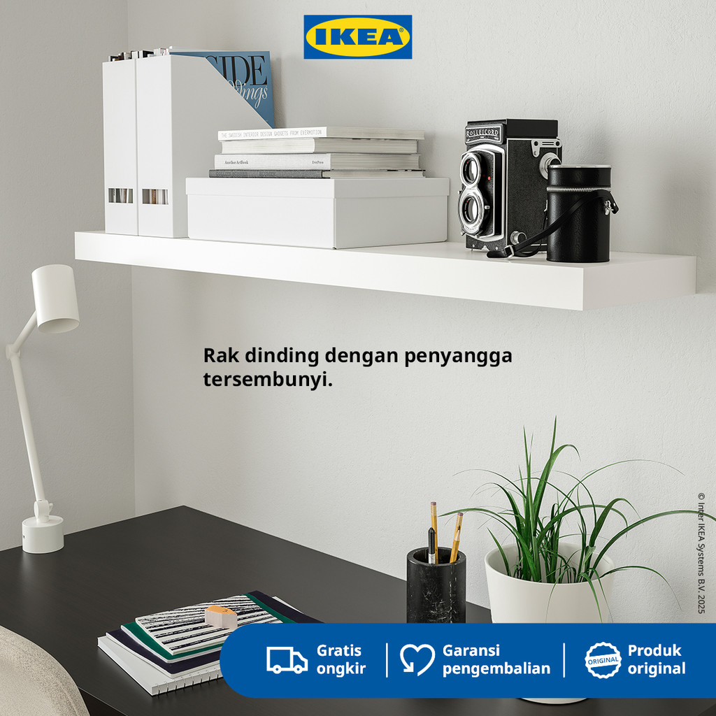 IKEA LACK Rak Dinding Serbaguna Rak Penyimpanan Aesthetic
