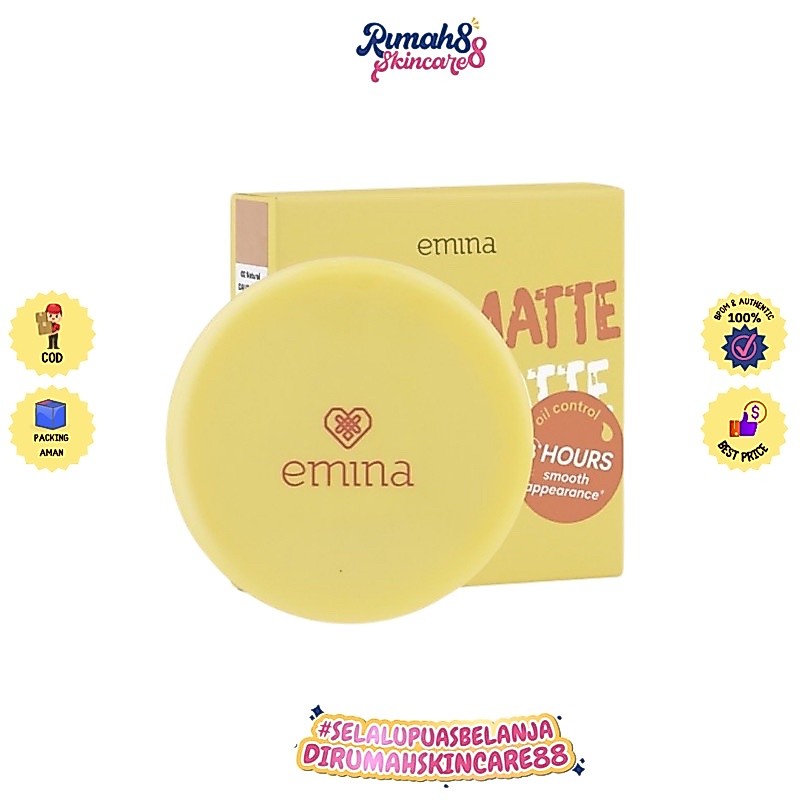 EMINA Daily Matte Compact Powder | Bedak Padat