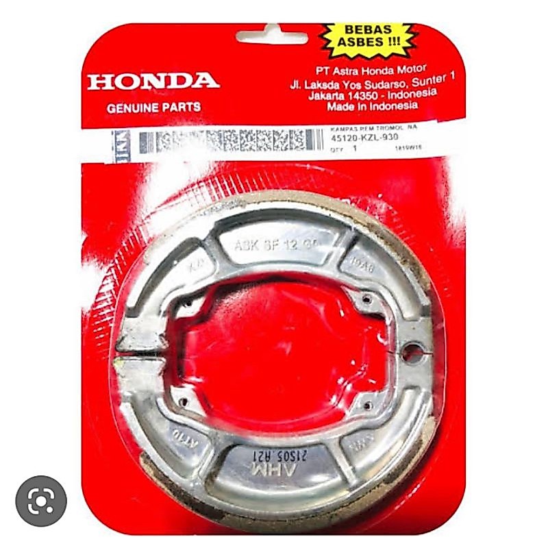KAMPAS REM TROMOL BELAKANG HONDA  KZL KVB K44