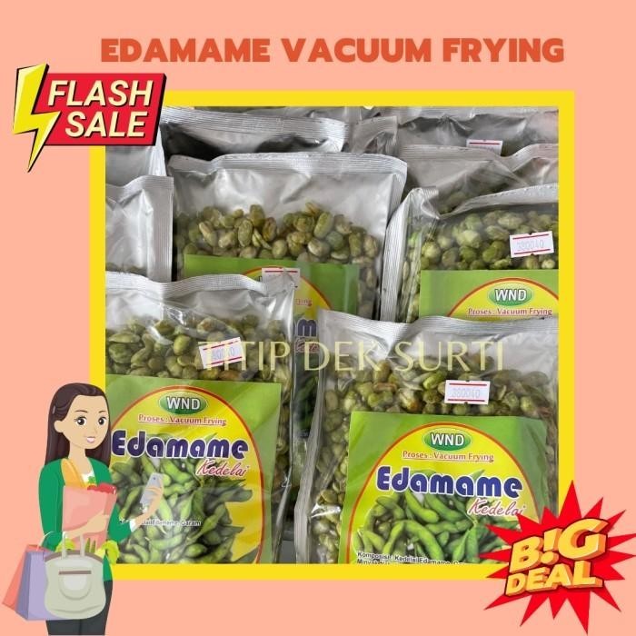 SALE(Expert) Edamame Crispy Oven/ Vacuum Frying Asli Jember 250grTERMURAH