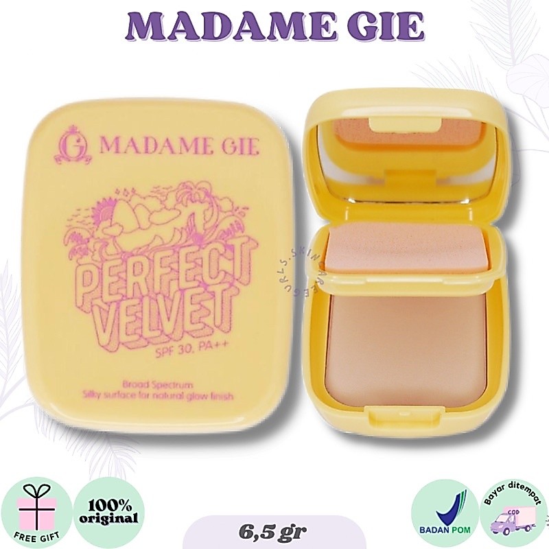 Madame Gie Perfect Velvet SPF 30 PA++ | Bedak Padat