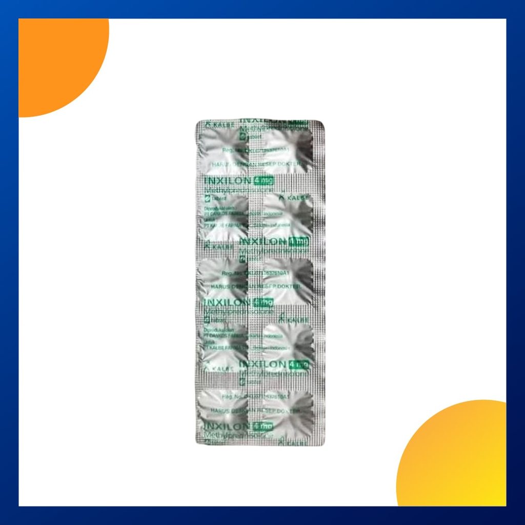 INXILON 4 MG 1 BLISTER @ 10 TABLET