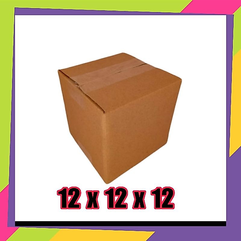 kardus packing UK 12x12x12 kardus polos kardus besar