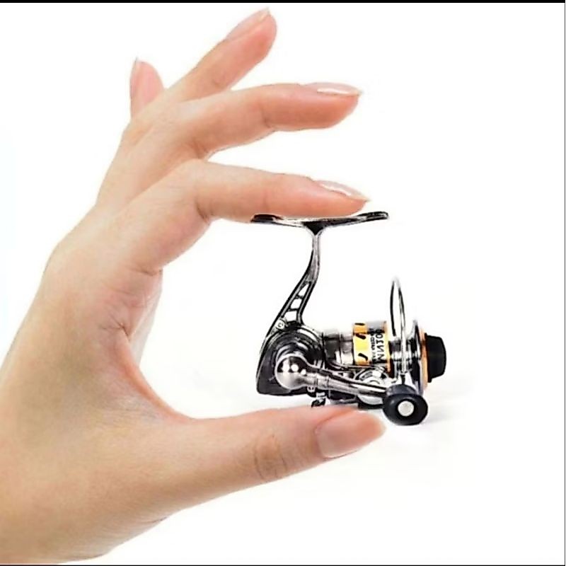 reel mn100 reel pancing mini spinning fishing reel rotor&body metal