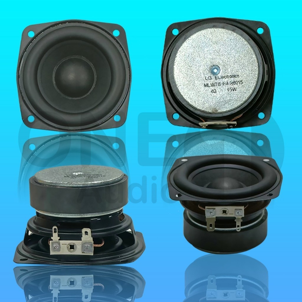 MINI SUBWOOFER SPEAKER 3IN 3 INCH 4 OHM 15W 15 WATT HIGH POWER HIFI LOW BASS AUDIO MOBIL