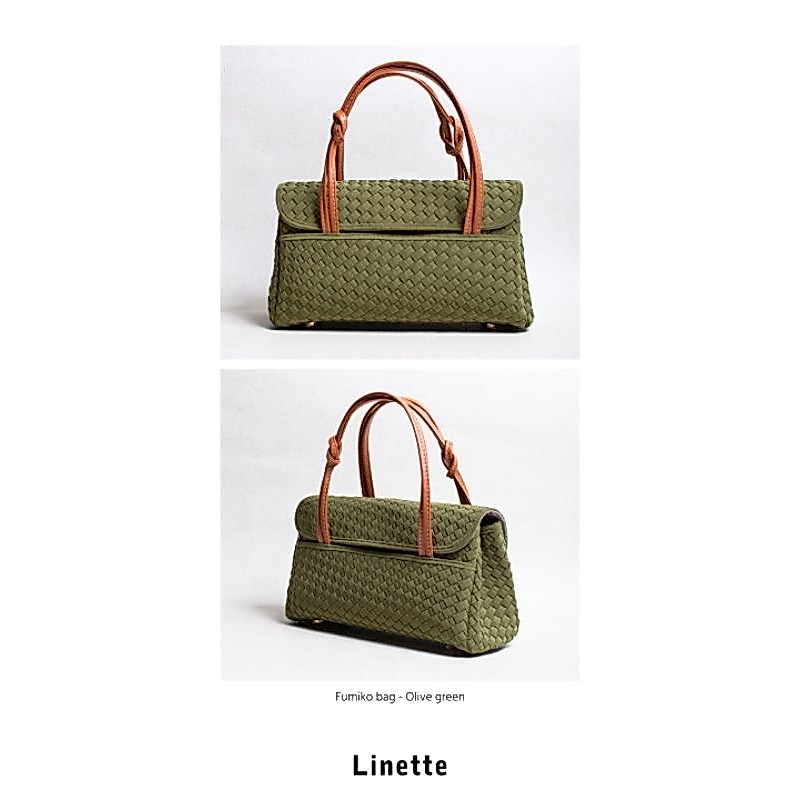 Linette Fumiko tas anyam handbag wanita