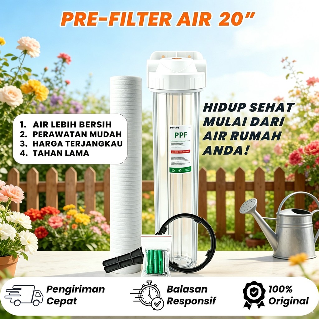 HOUSING FILTER AIR  20" + Filter PPF 5 Micron