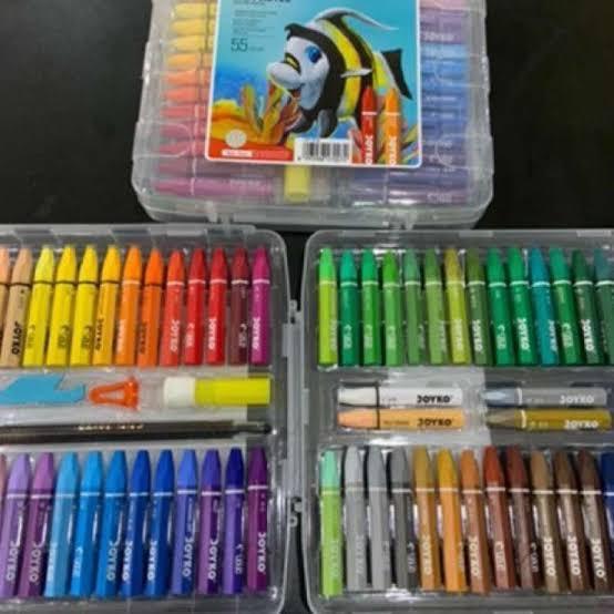 BIG SELLER Crayon TITI 55 Warna Krayon Lengkap Titi - JOYKO