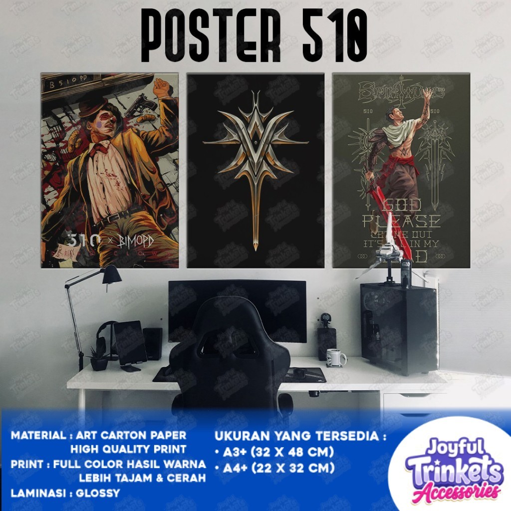 (Part 1) Poster Band 510 - Poster Dinding Aesthetic - Poster Band Metal Rock A3 A4 - Dekorasi Kamar 