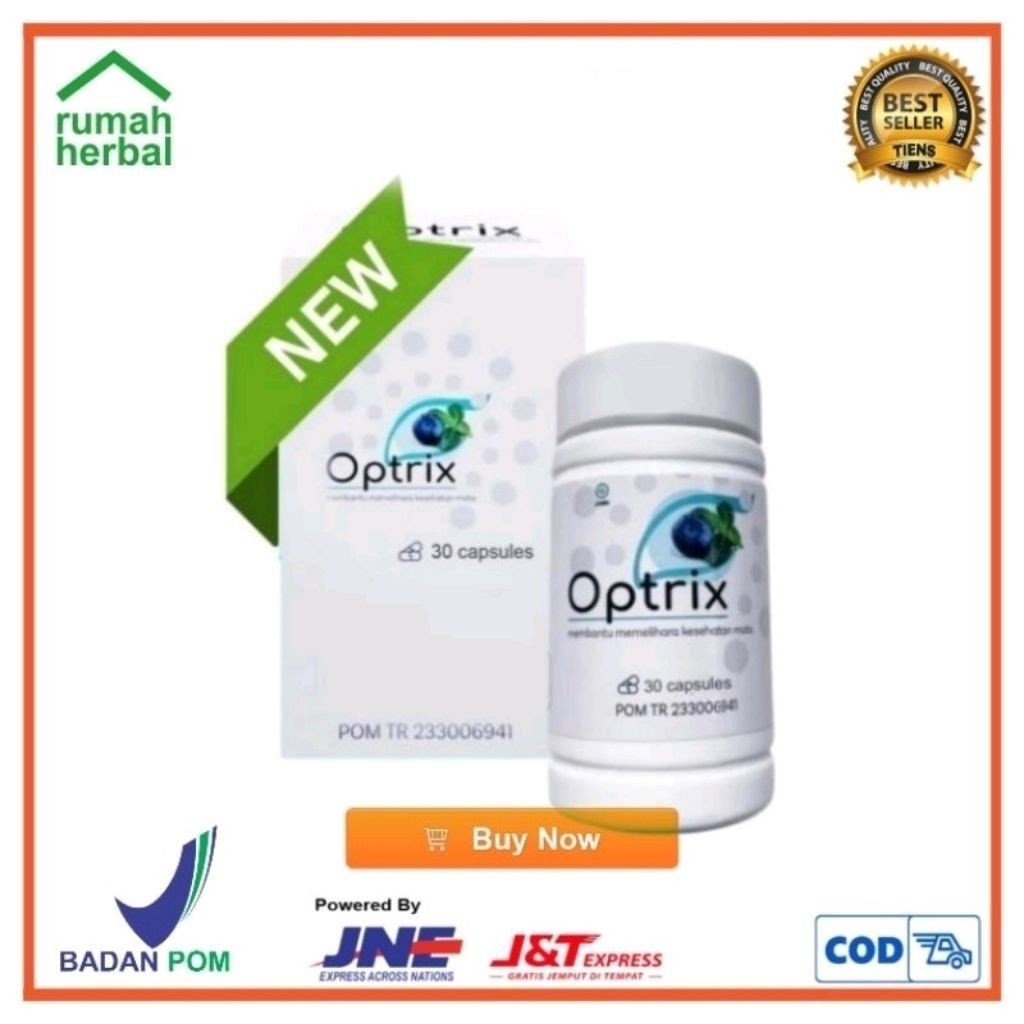 (BIG SALE) OPTRIX ASLI ORIGINAL - OPTRIX OBAT MATA MINUS PLUS SILINDER GLUAKOMA RABUN DAN KATARAK 10