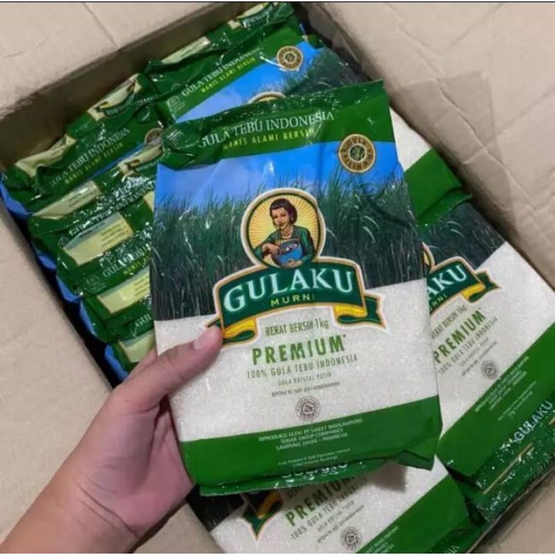 Gulaku 1 Dus (Isi 24) Kemasan Hijau