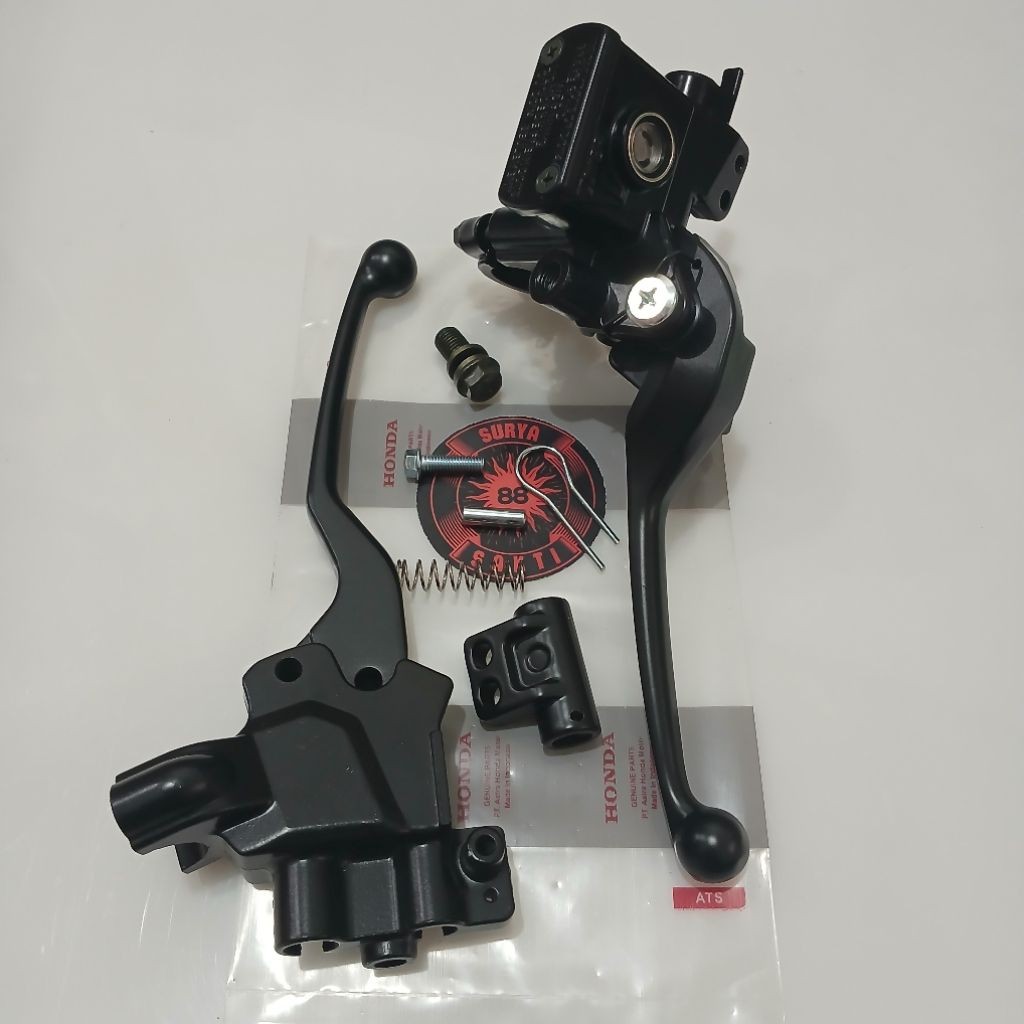 Paket Master Rem Scoopy Esp 2017-2020 Handle Rem Kanan Kiri Dudukan Kiri Scoopy