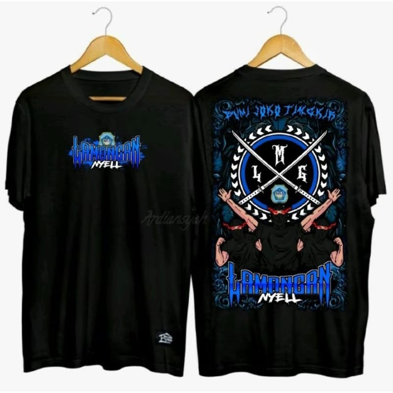 KAOS LAMONGAN NYELL BUMI JOKO TINGKIR CORAK BIRU
