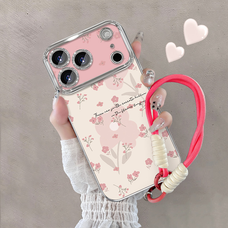 Casing iPhone, Casing HP Untuk iPhone XR 16 11 12 13 14 15 PRO MAX 14 15 16 PULS Motif bunga kartun 