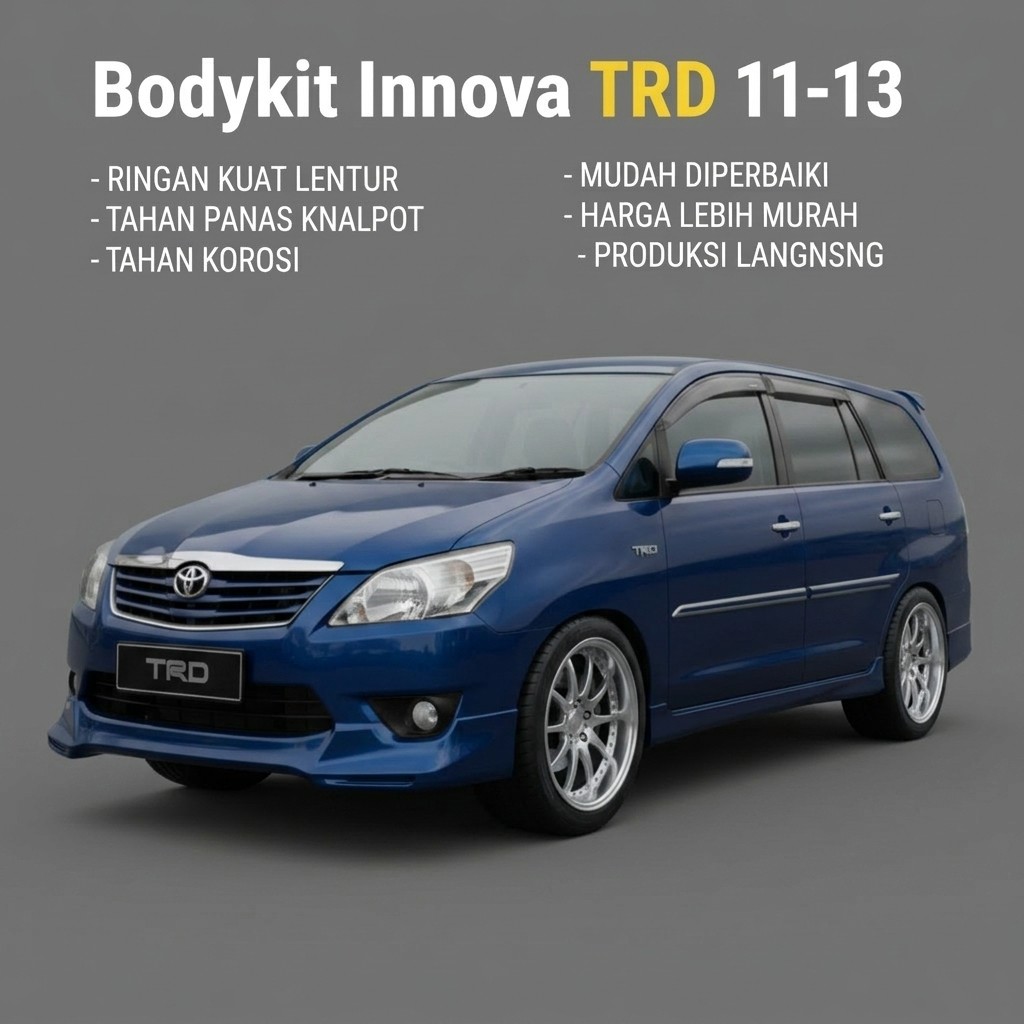 bodykit toyota kijang innova 2011-2013 TRD BODIKIT INNOVA TRD