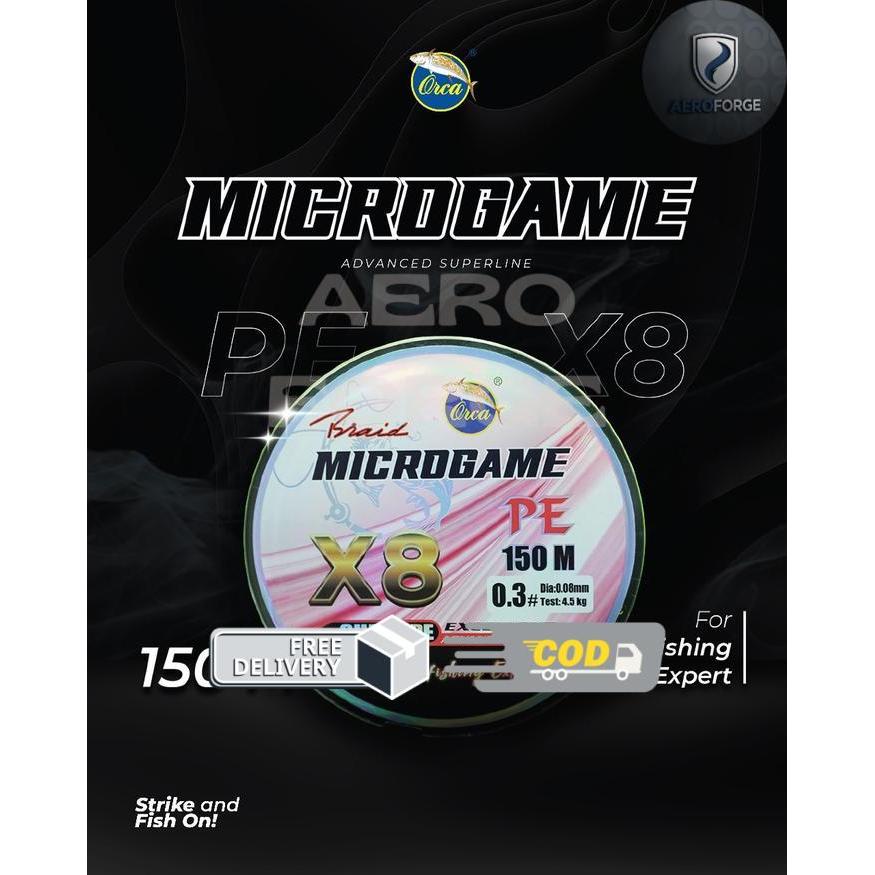 PE Orca Microgame X8 150M - 0,04