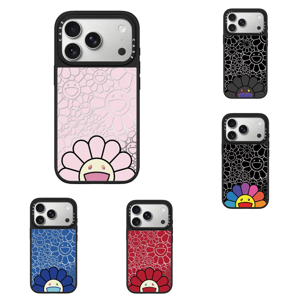 Case iPhone Premium Casing Murakami Full Cover TPU PC Casing iPhone 17 16 15 14 13 Pro Max