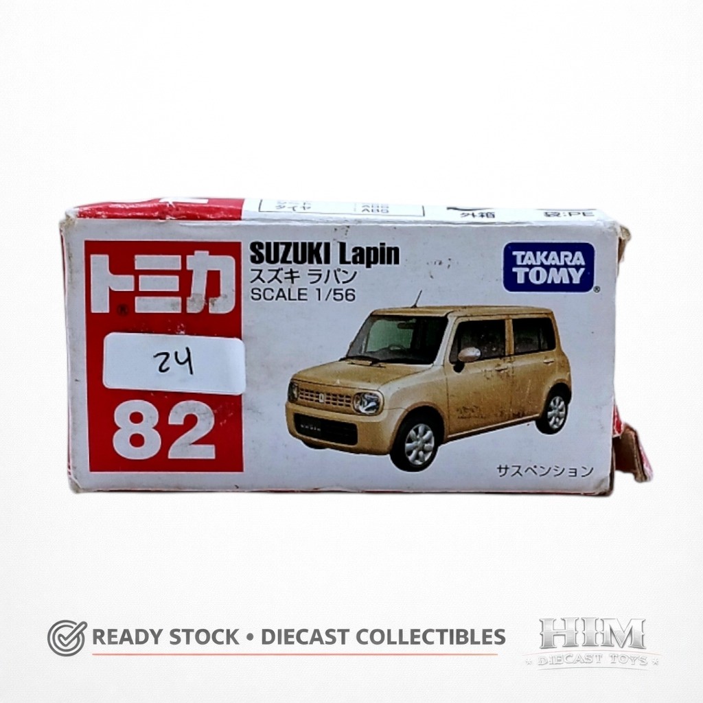 Tomica 82 Suzuki Lapin Gold - Takara Tomy - Box Kurang Bagus