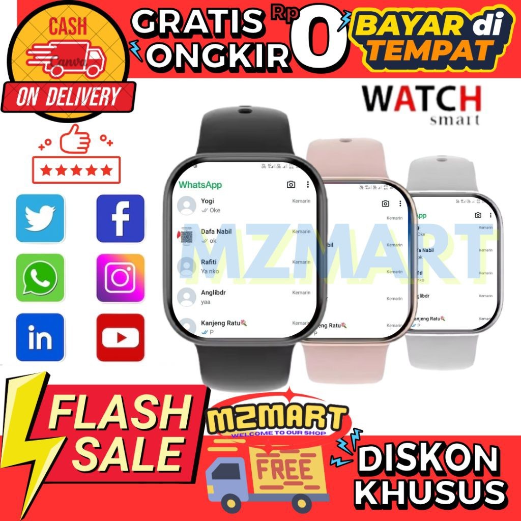 [TERLARIS] COD.. Jam Tangan IMO XZ 52 NEW Hp Smartwatch Aimo Pintar Monitoring kesehatan custom walp