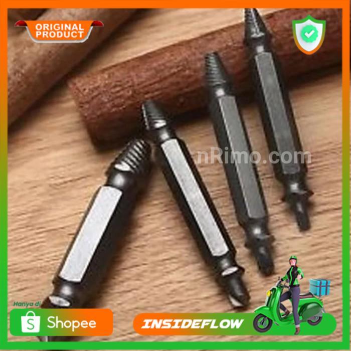 Mata Bor Pembuka Baut Rusak Alat Pelepas Baut Patah Screw Extractor
