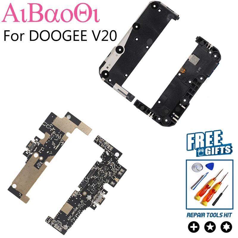 AiBaoQi Brand New For DOOGEE V20 V20S V20 Pro Board arging Port Usb Plug With Microphone For DOOGEE 