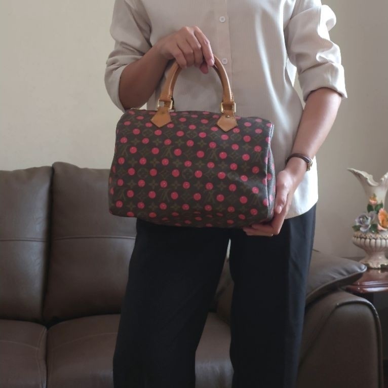Tas LV Cherry Speedy (Preloved/Second)