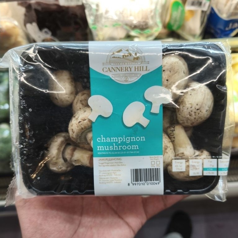 jamur Champaignon fresh jamur kancing Champaignon mushroom -+200 gram