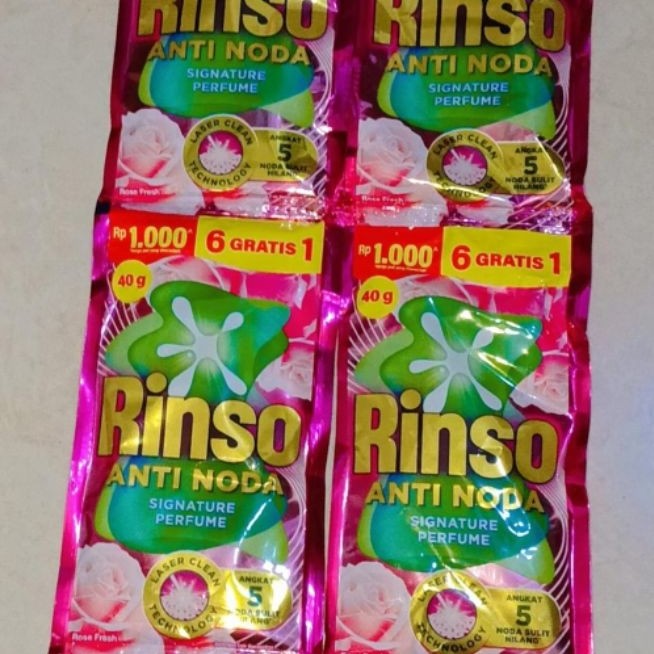 Rinso Cair  anti noda /Deterjen Cair / Sachet /1 Sachet 40ml